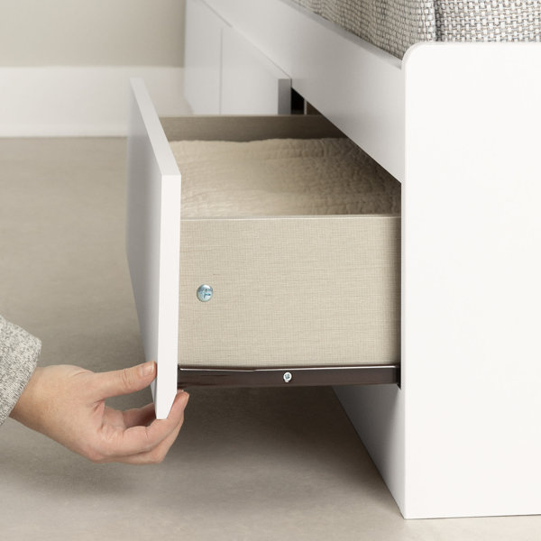 South Shore Gramercy Twin Storage Platform Bed & Reviews Wayfair